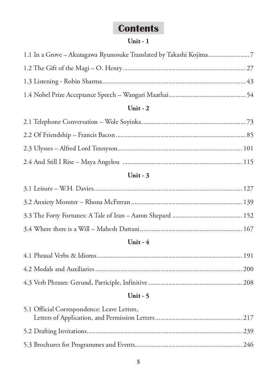Crown English Sem 3 Text With Guide